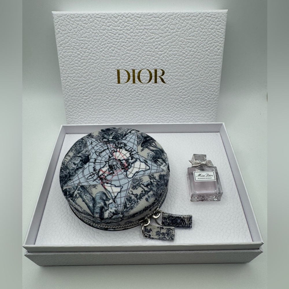 Dior Beauty Jewelry Travel Case Set Miss Dior Blooming Bouquet Mini Perfume